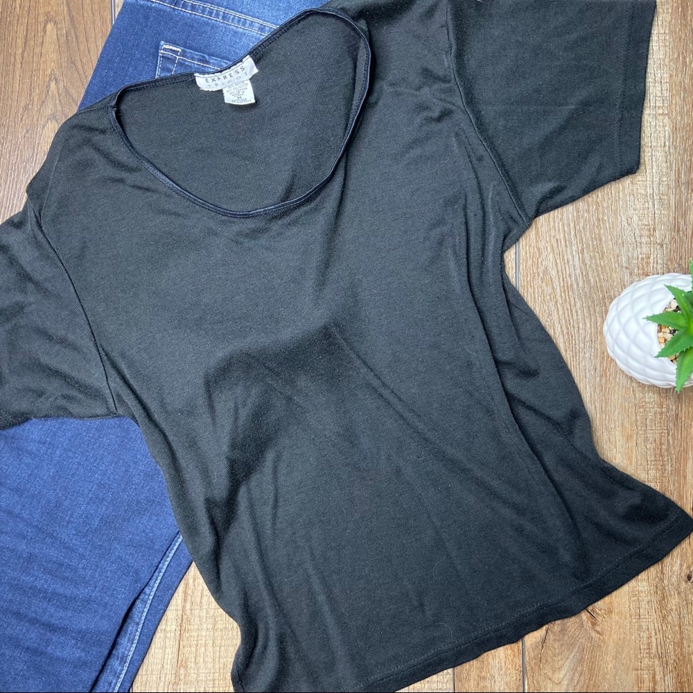 (Sold) Express | Black Teeshirt Size M